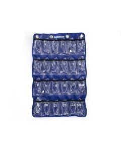 Store 24 pairs of safety glasses